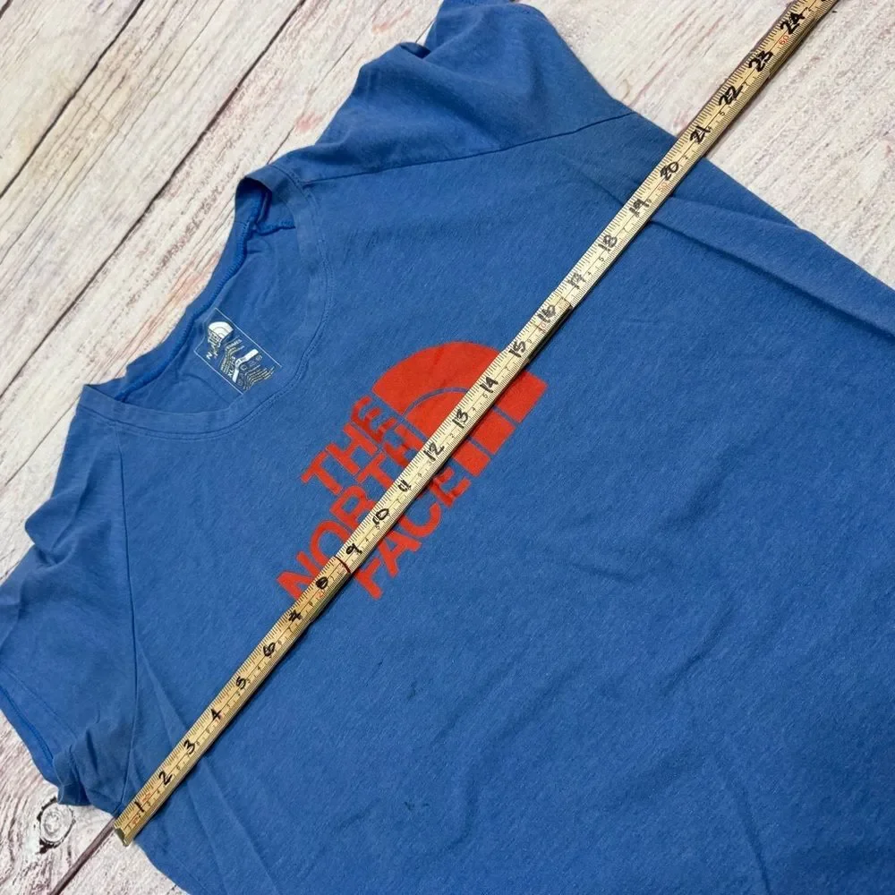 The North Face Half Dome Two Blend Short Sleeve Tee Women’s Blue Red Size XL - Picture 5 of 7